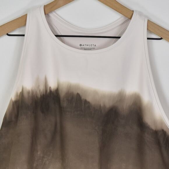 Athleta Shanti Watercolor Stripe Crop, 2X, NWT - Picture 2 of 7